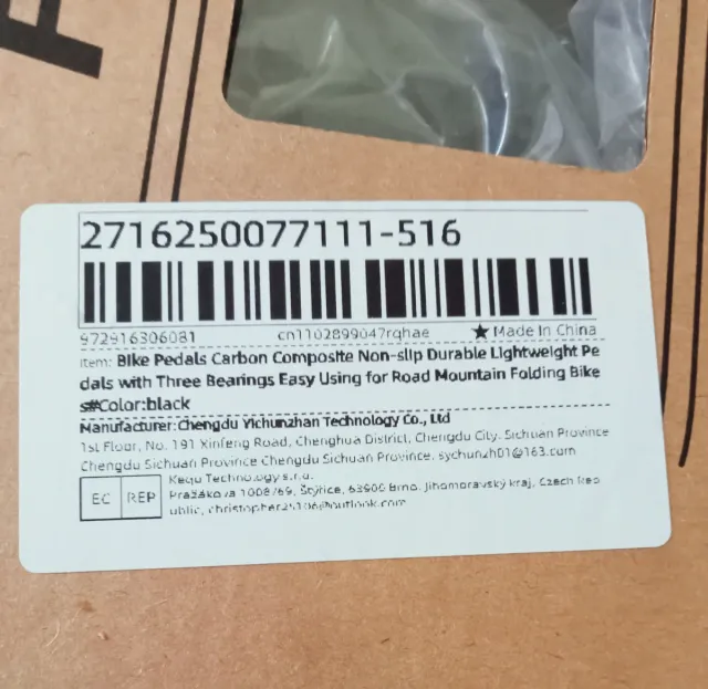 Pedali per Bicicletta in Fibra di Carbonio ZTTO