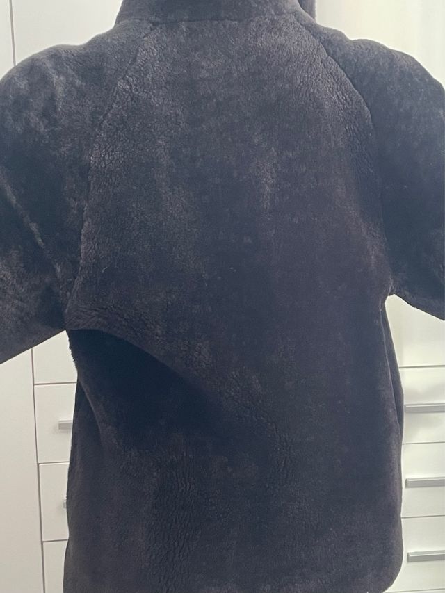 Chaquetón de mouton marrón