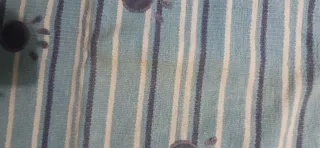 Tappeto Ikea a strisce blu