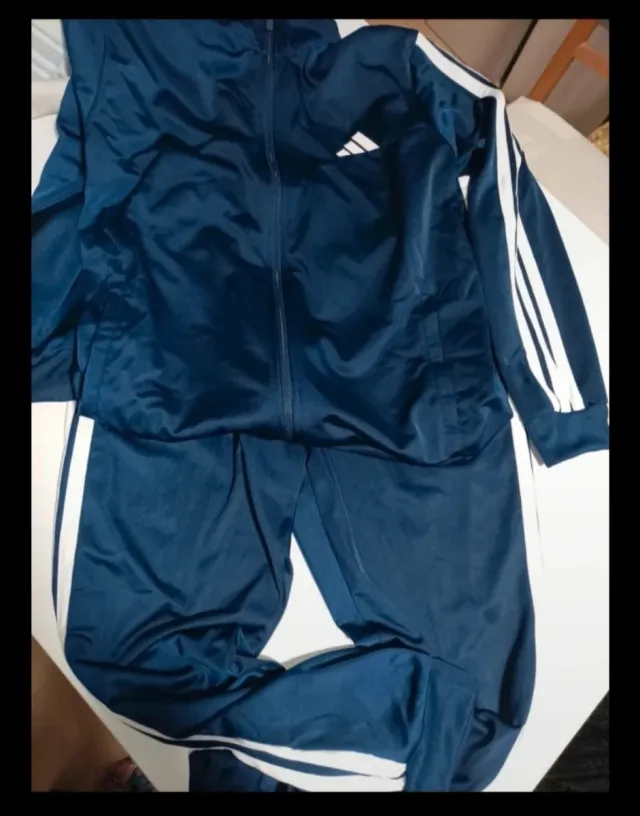 Chándal Adidas Azul y Blanco Completo