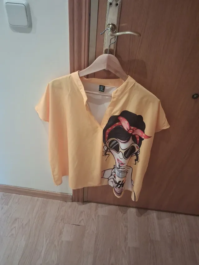 Camisa Verano Estampada Mujer Talla XXXL