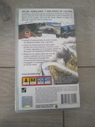 Videojuego PSP WRC FIA World Rally Championship