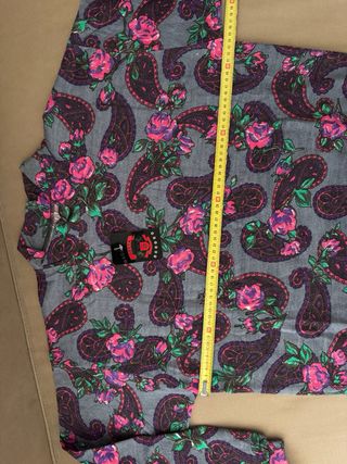 Felpa Vintage '80 Fantasia Paisley Floreale