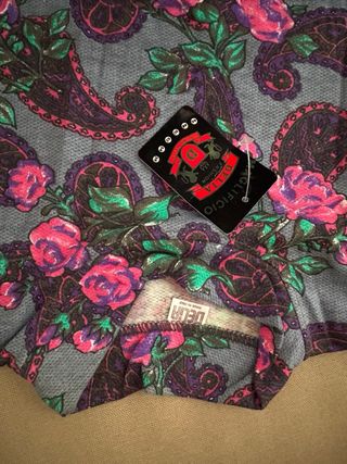 Felpa Vintage '80 Fantasia Paisley Floreale