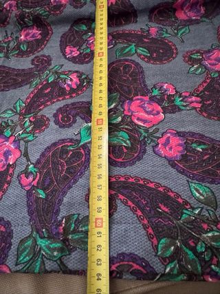 Felpa Vintage '80 Fantasia Paisley Floreale