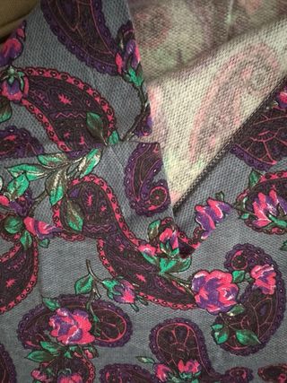 Felpa Vintage '80 Fantasia Paisley Floreale