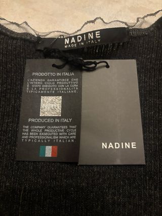 Abito donna Nadine nero e grigio