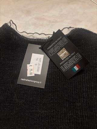 Abito donna Nadine nero e grigio