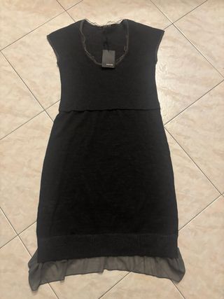 Abito donna Nadine nero e grigio