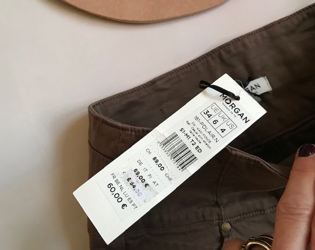Pantalón Morgan Slim Elástico T/34 Nuevo