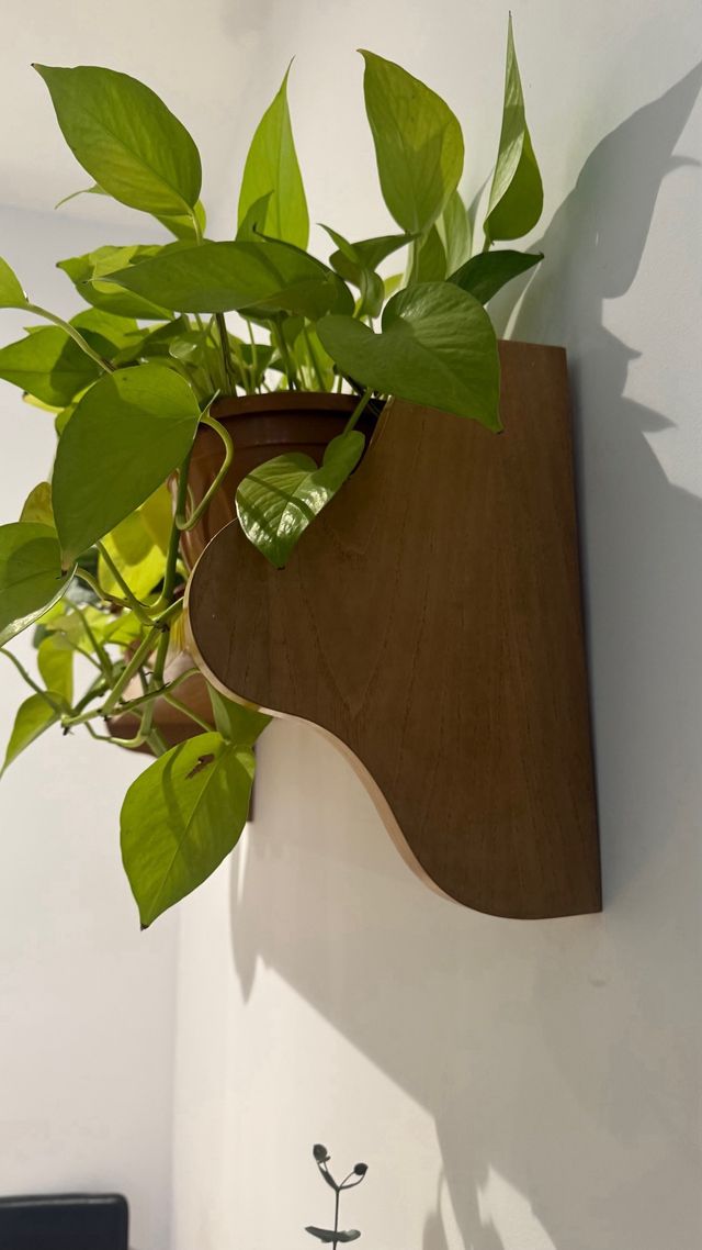 Estantería vintage de madera maciza