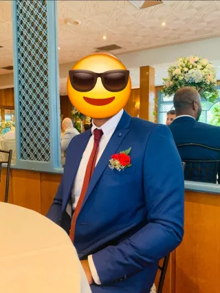 Traje Slim Azul Hombre