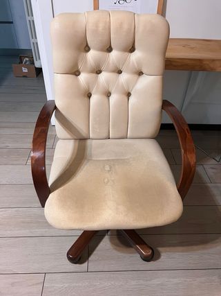 Sedia da scrivania presidenziale in ecopelle