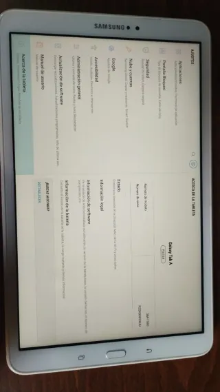 Samsung Galaxy Tab A SM-T580