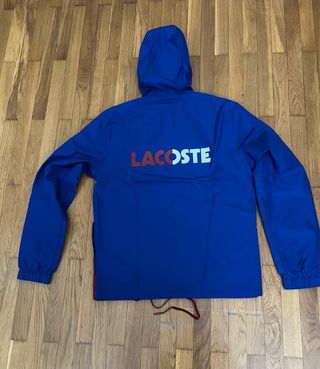Tuta Lacoste originale blu e rossa