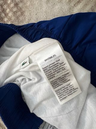 Tuta Lacoste originale blu e rossa