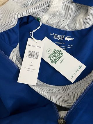 Tuta Lacoste originale blu e rossa