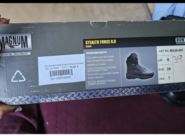 Botas Magnum Mujer Negras