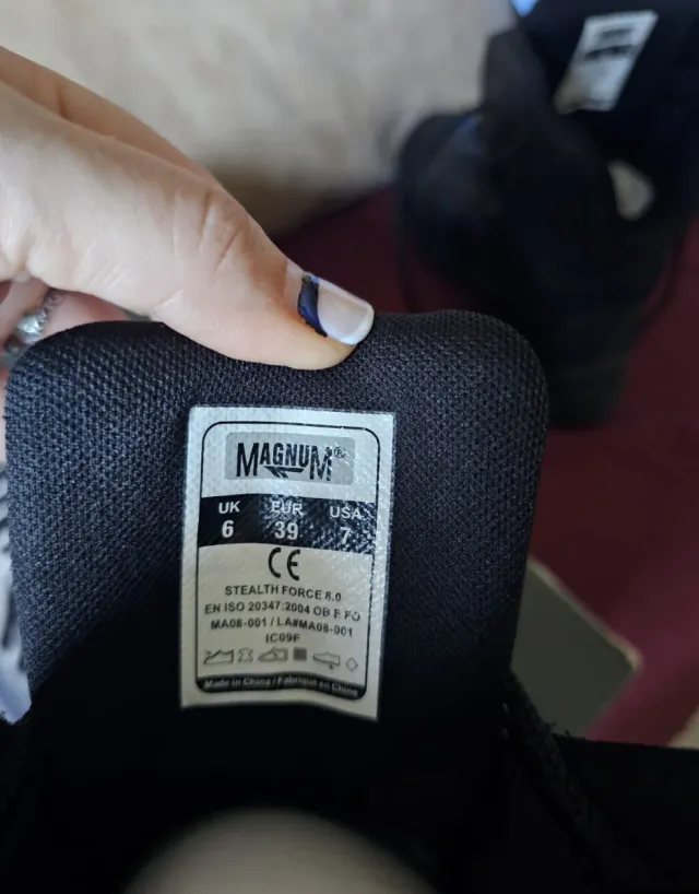 Botas Magnum Mujer Negras