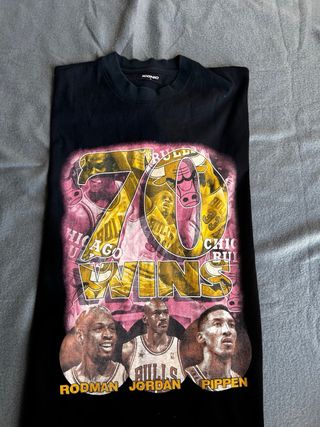 Camiseta Negra icónica 70 Chicago Bulls