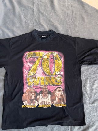 Camiseta Negra icónica 70 Chicago Bulls