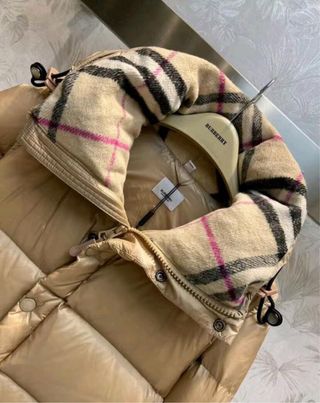 Piumino Burberry Beige