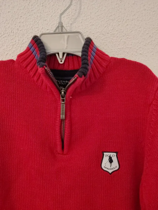 Jersey o Polo Spagnolo Rojo, Talla 10