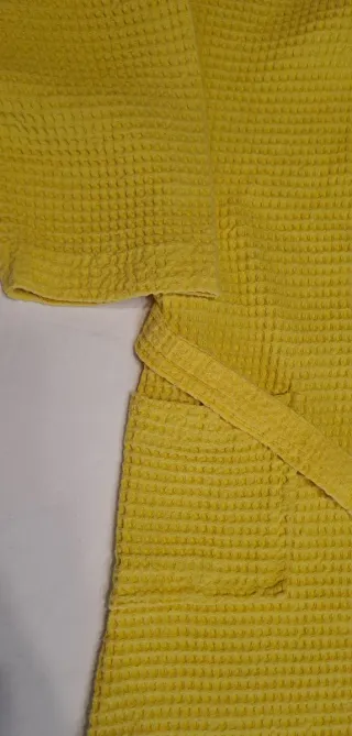 Accappatoio giallo bambino 100% cotone