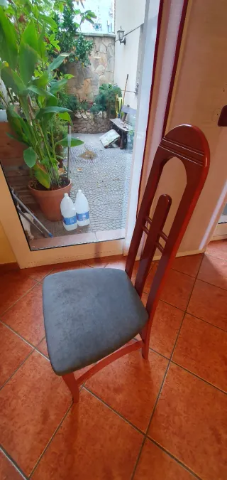 Mesa extensible Vintage Madera de Haya color cerez