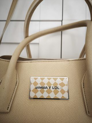 Bolso Bimba y Lola Beige Amarillo