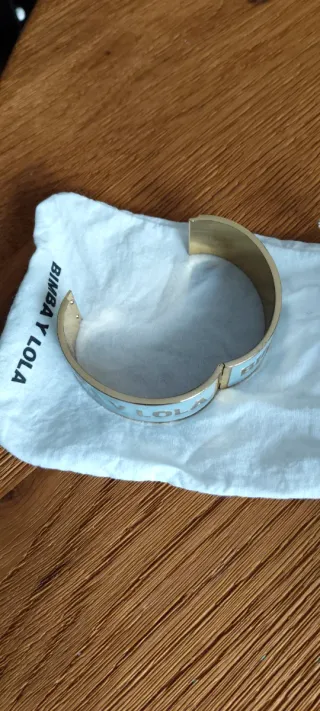 Pulsera Bimba y Lola Azul y Dorada