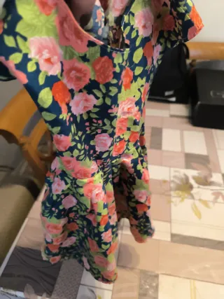 Vestido de muñeca floral