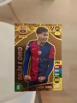 Cromos Adrenalyn 24-25 + Balón de Oro Lamine Yamal