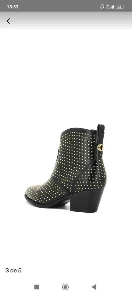 Botas Guess footwear drees Tachuelas Negra