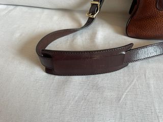 Bolso bandolera Massimo Dutti piel marrón