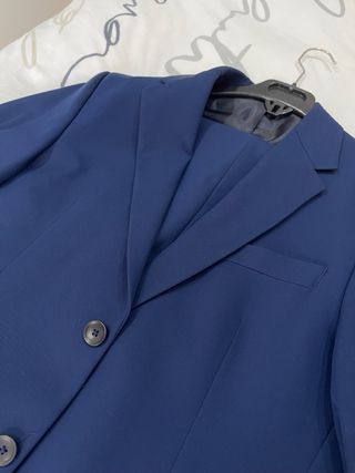 Traje Zara Slim Fit Azul. Americana 48  Pant 38