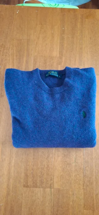 Polo Ralph Lauren Sudadera Lana Morado Talla L