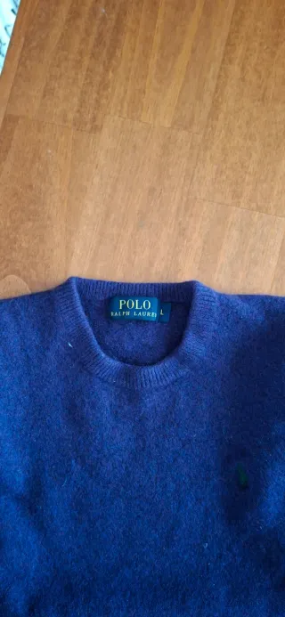 Polo Ralph Lauren Sudadera Lana Morado Talla L