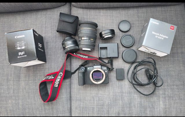 Canon EOS R Cámara + Lentes y Accesorios