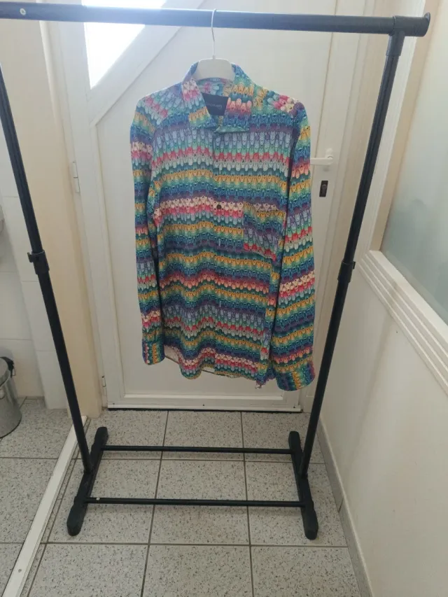 Camisa estampada multicolor