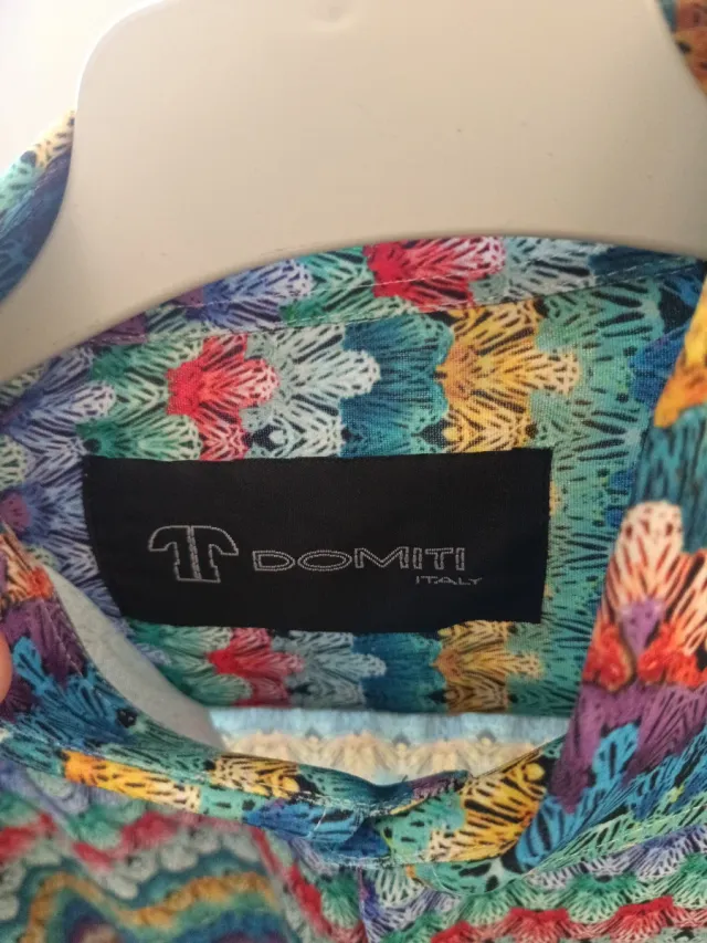 Camisa estampada multicolor