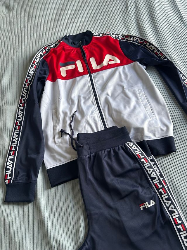 Chándal Fila Rojo, Blanco y Azul