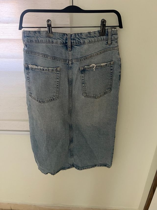 Falda vaquera Zara Talla M