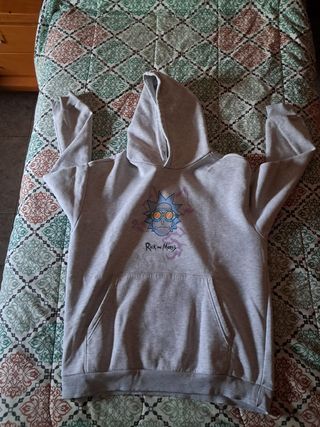 Sudadera Rick and Morty Gris
