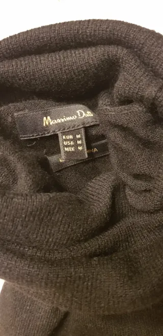 Jersey negro con rayas plateadas