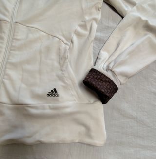 2 Chaquetas ADIDAS Blanca y gris Talla M