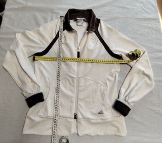 2 Chaquetas ADIDAS Blanca y gris Talla M