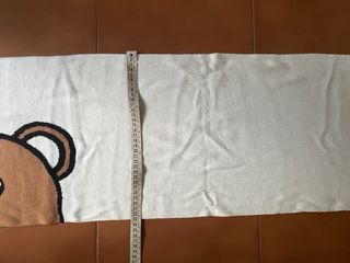 Sciarpa Moschino Teddy Bear Panna