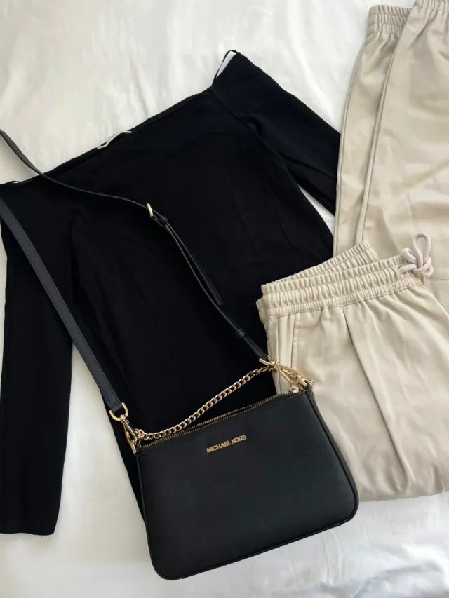 Top Hombros Descubiertos Negro Zara M 38 algodón