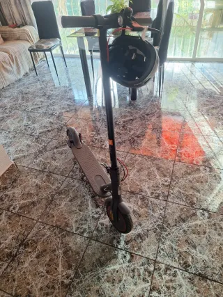 Patinete eléctrico gris